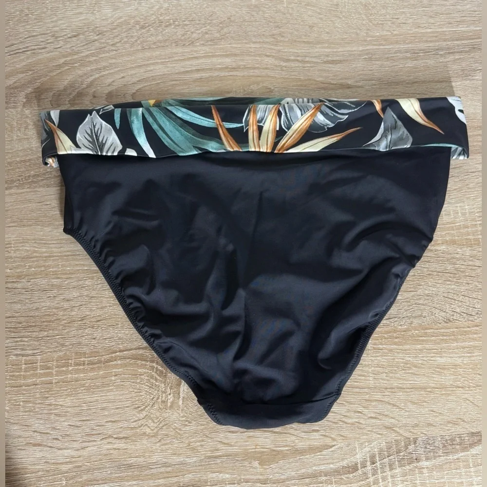 Fantasie XL Bamboo Grove Fold Over Brief Multi Print Bikini Swim Pant